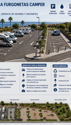 Área municipal de furgonetas Camper y autocaravanas 